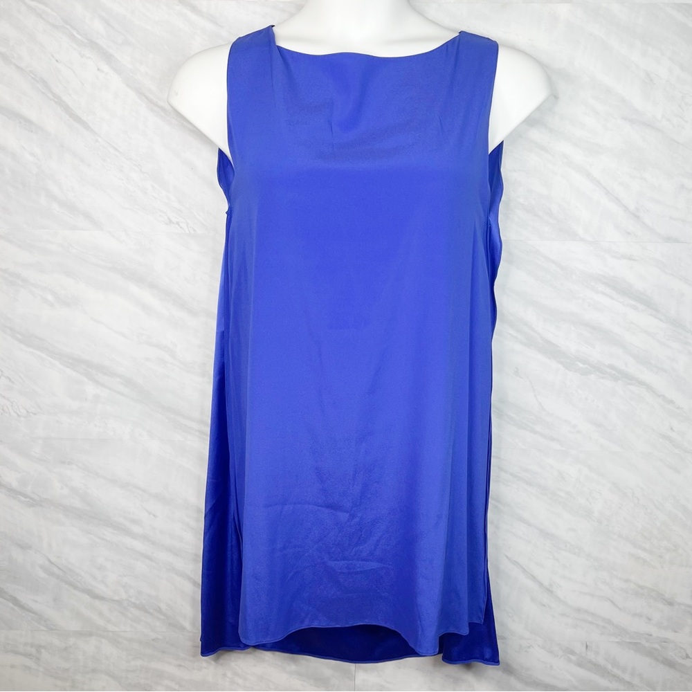RAMY BROOK Silk Blue Dress Small